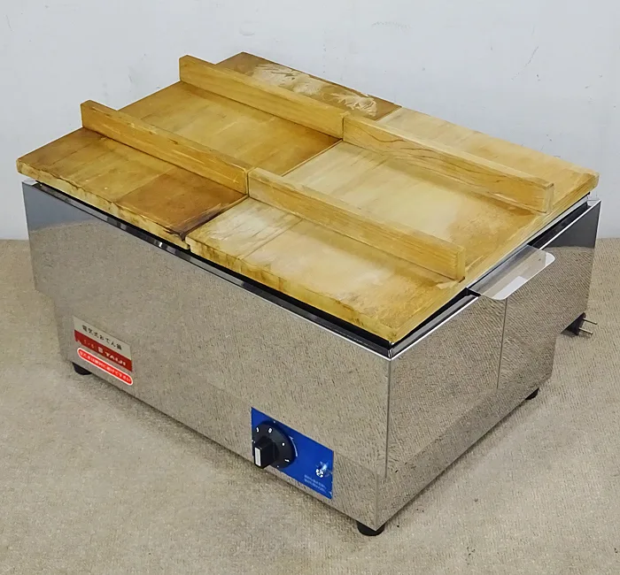 TAIJI【T-6】タイジ 業務用 卓上 電気式おでん鍋 木蓋付き