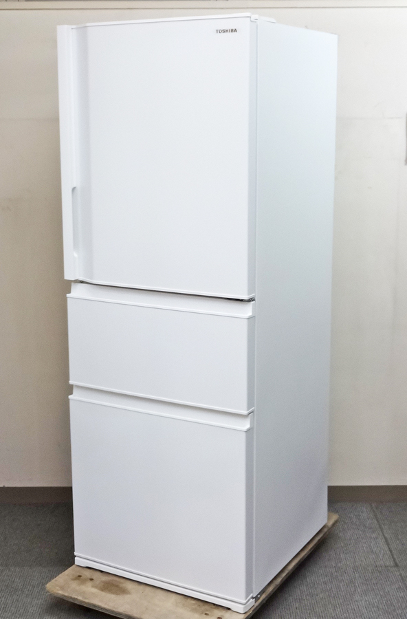TOSHIBA【GR-U33SC】東芝 VEGETA ベジータ まんなか野菜 自動製氷 326L 3ドア 幅60cm